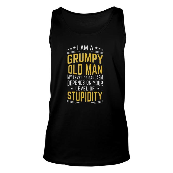 Im A Grumpy Old Man New Letters Unisex Tank Top