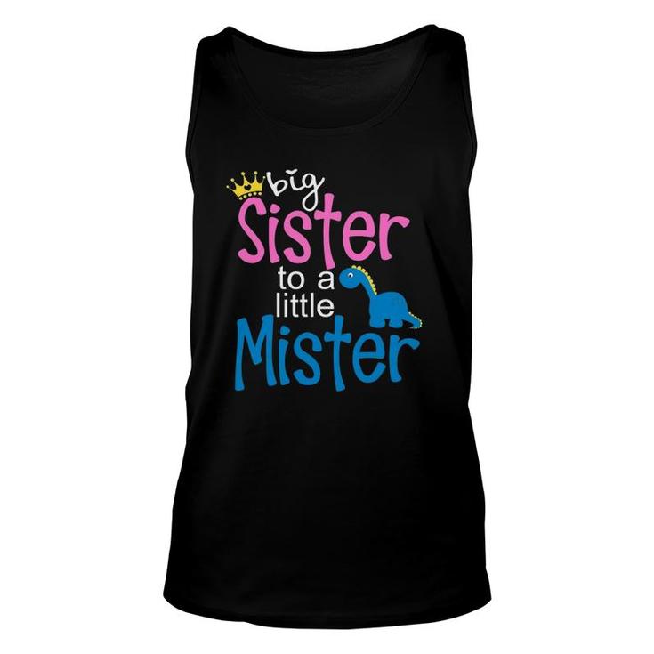 Im Going To Be A Big Sister To A Little Brother Unisex Tank Top