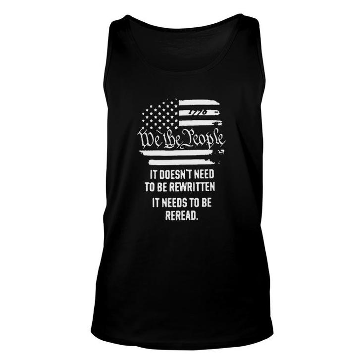 It Doesnt Need To Be Rewritten New Mode Unisex Tank Top