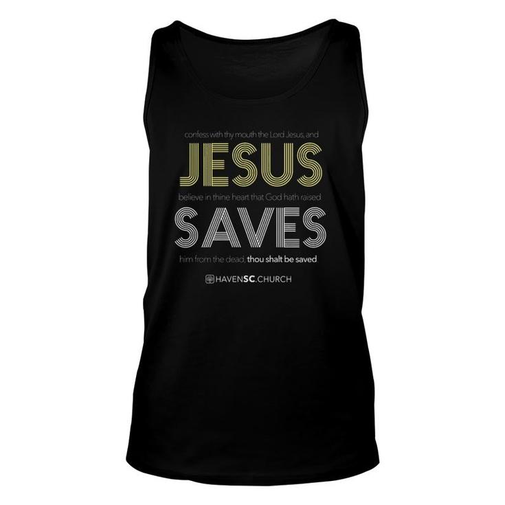 Jesus Saves Romans 109 Ver2 Unisex Tank Top