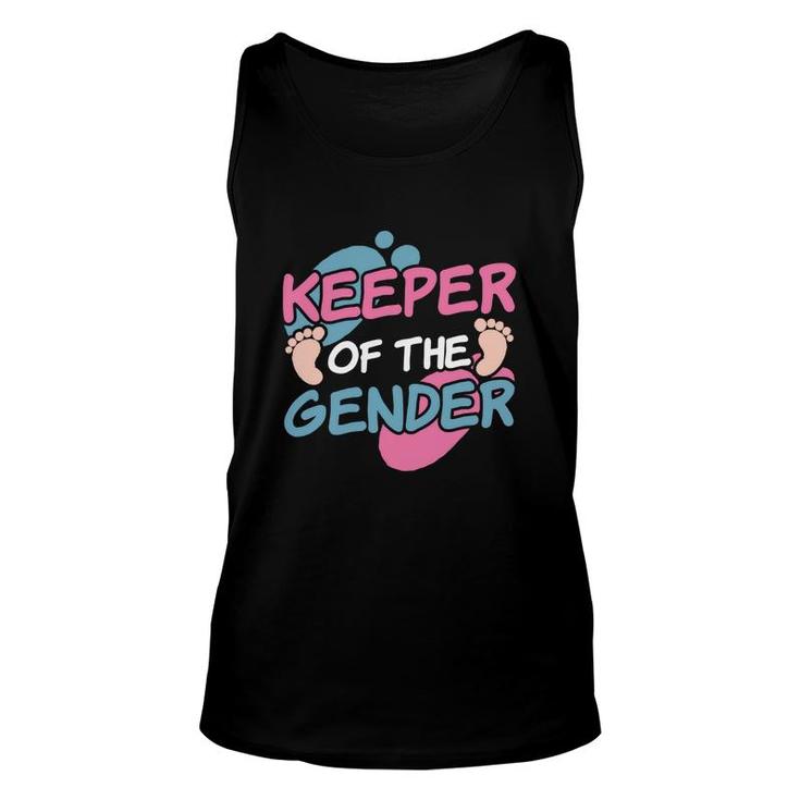 Keeper Of The Gender Baby Gender Reveal Party Unisex Tank Top