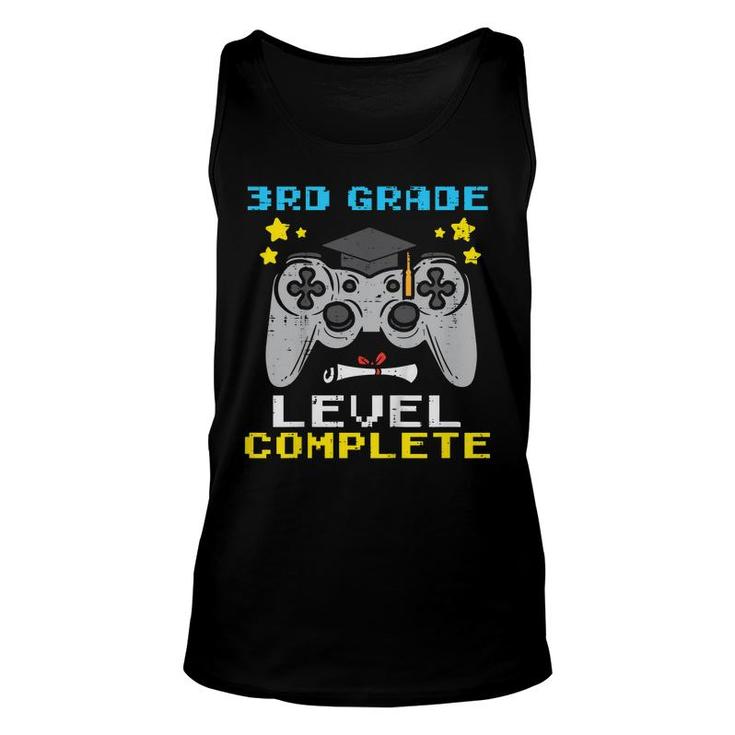 Kids 3Rd Grade Level Complete Game Controller Last Day Of School  Unisex Tank Top
