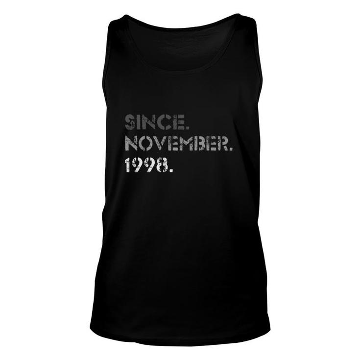 Legend November 1998 23 Years Old 23Rd Birthday Gifts Unisex Tank Top