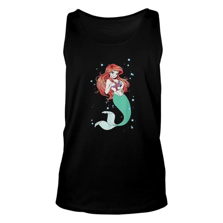 Little Mermaid Anime Ariel Graphic Unisex Tank Top