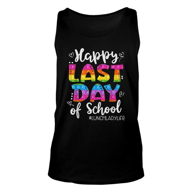Lunch Lady Life Happy Last Day Of School Cute Lunch Lady  Unisex Tank Top