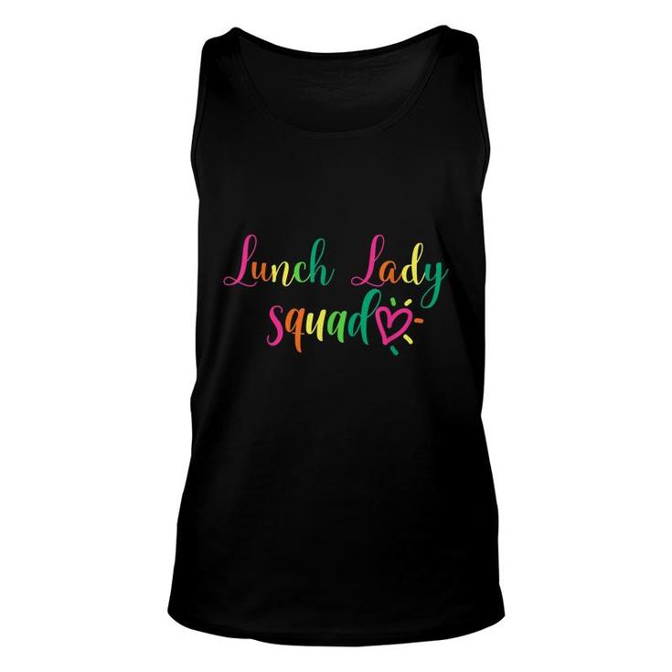 Lunch Lady Squad Cafeteria Crew Matching School Food Staff  Unisex Tank Top