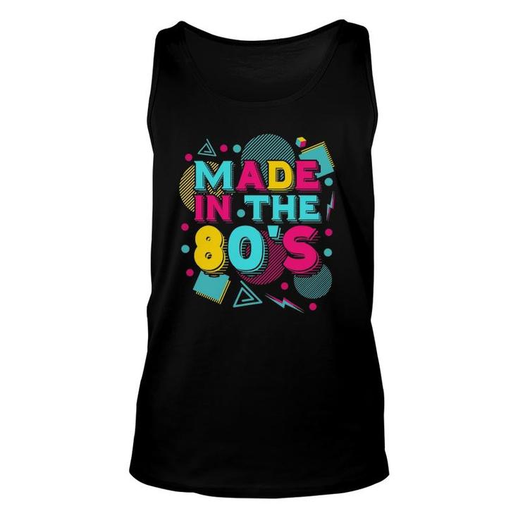 Made In The 80S Vintage 1980S Theme Party 80S Music Eighties Tank Top
