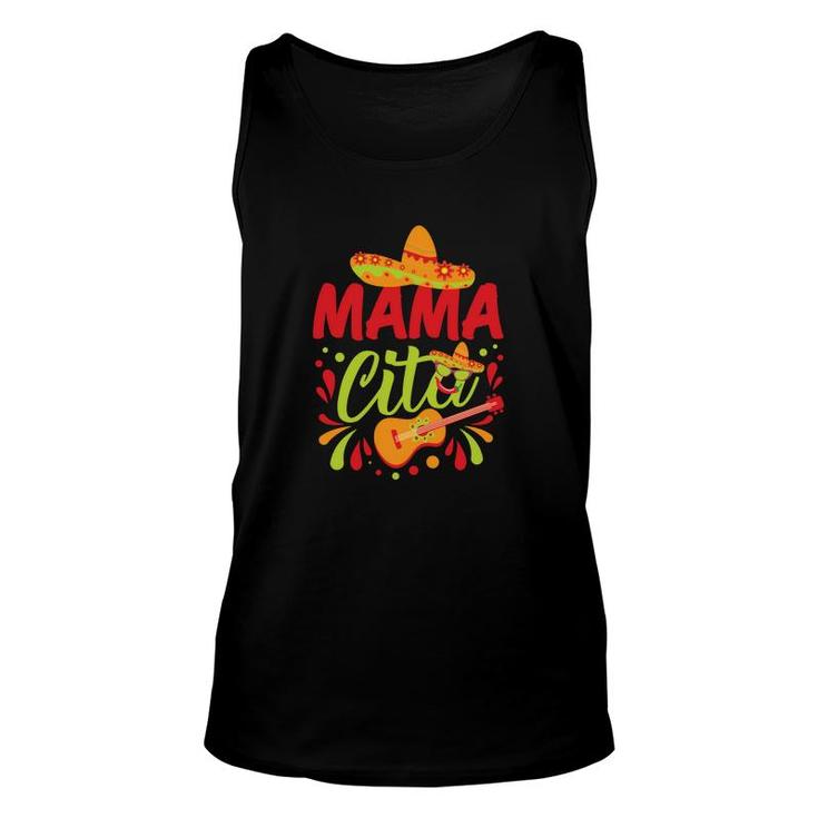 Mama Cita Hat Guitar Colorful Great Gift Unisex Tank Top