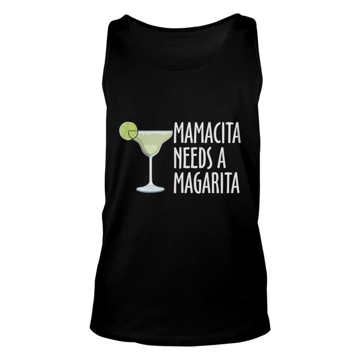 Mama Cita Needs A Margarita Lemon Cocktail Unisex Tank Top