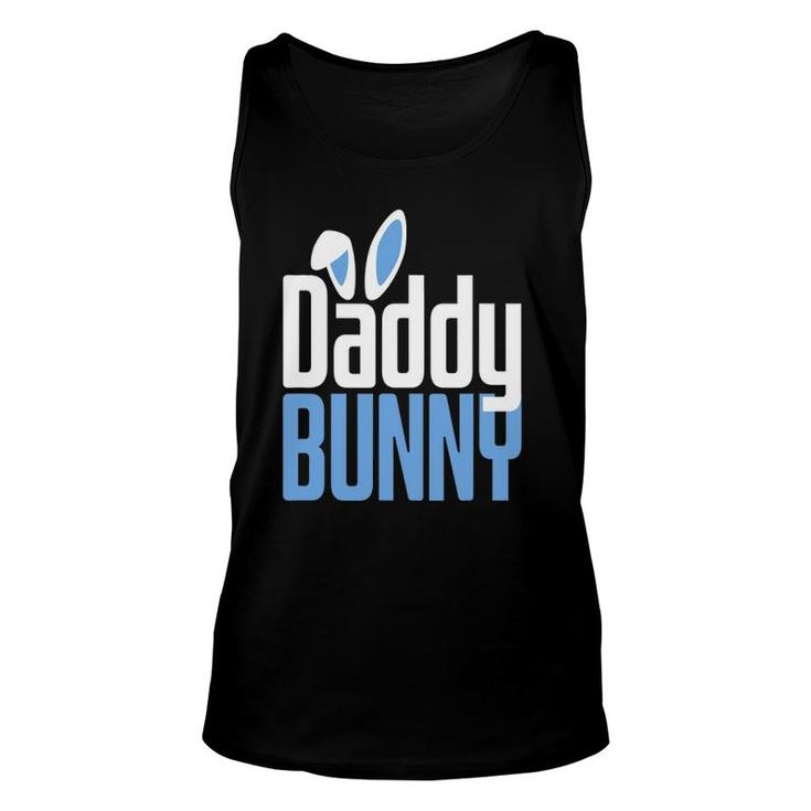 Mens Easter Daddy Bunny Costume Funny Family Matching Easter Unisex Tank Top