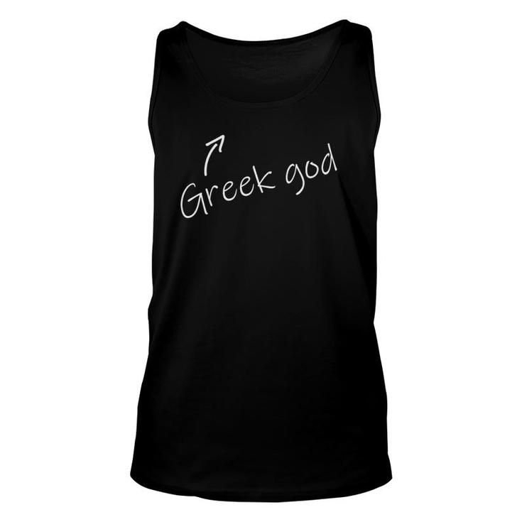 Mens Greek God Halloween Costume Funny Adult Humorparty Unisex Tank Top