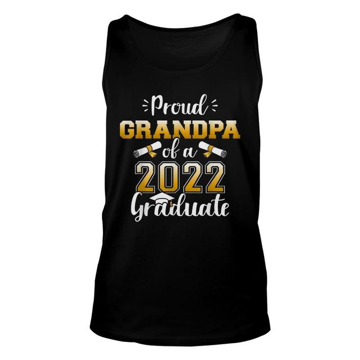 Mens Proud Grandpa Of A Class Of 2022 Graduate Senior Graduation  Unisex Tank Top