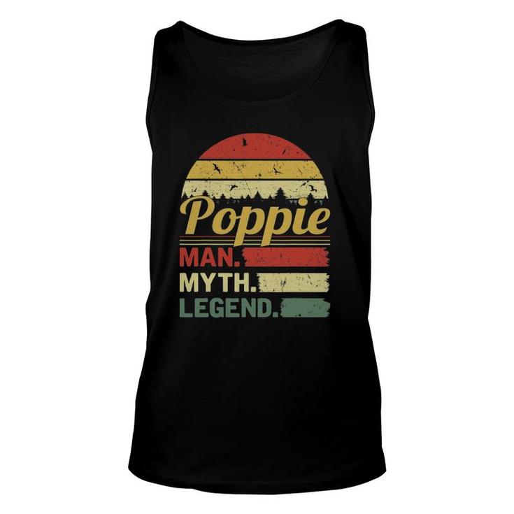 Mens Retro Vintage Poppie Man Myth Legend Outfit Fathers Day Unisex Tank Top