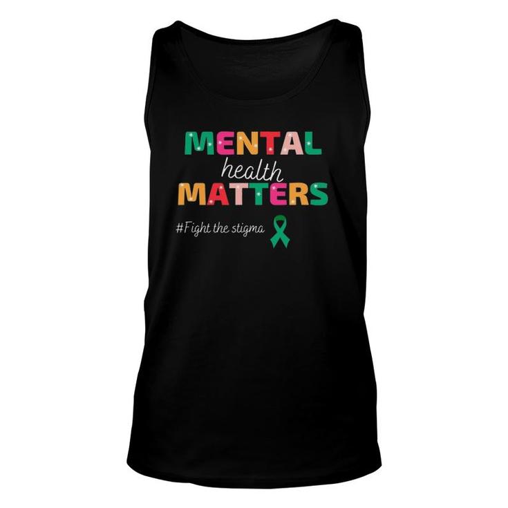 Mental Health Matters - Mental Health Awareness Month Unisex Tank Top