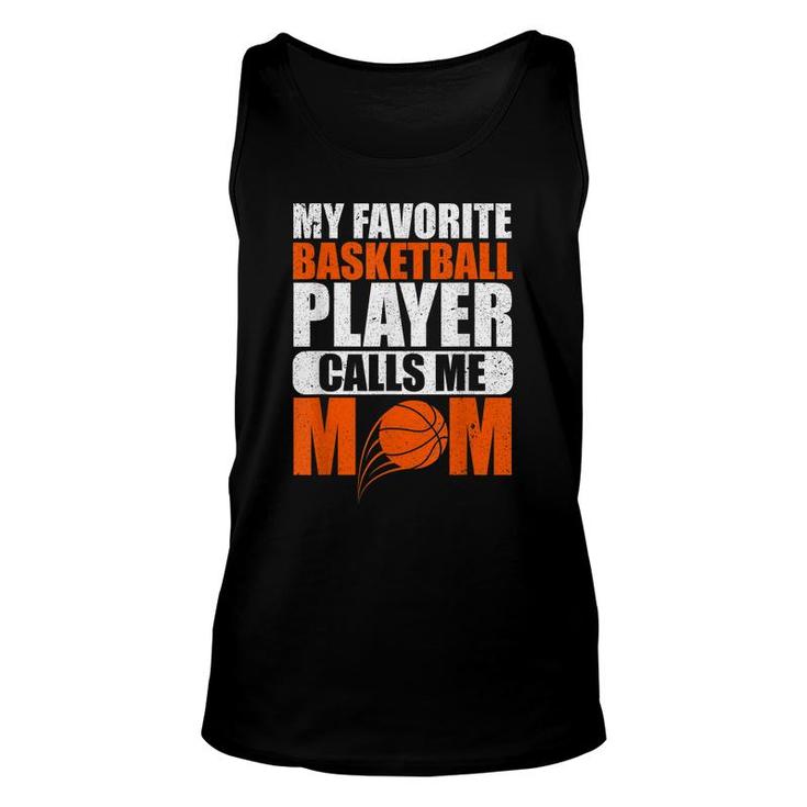 Mothers Day Favorite Basketball Player Mom Sport Basketball  Unisex Tank Top