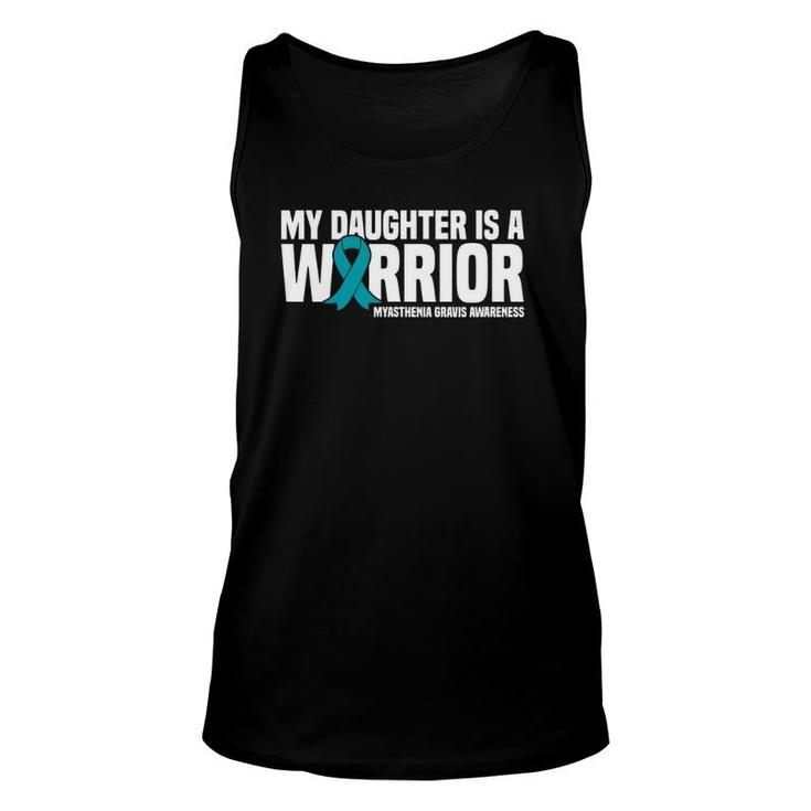 My Daughter Is A Warrior Myasthenia Gravis Awareness Unisex Tank Top
