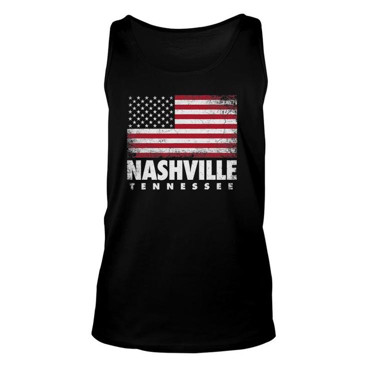 Nashville Tennessee 4Th Of July American Flag Usa America Unisex Tank Top