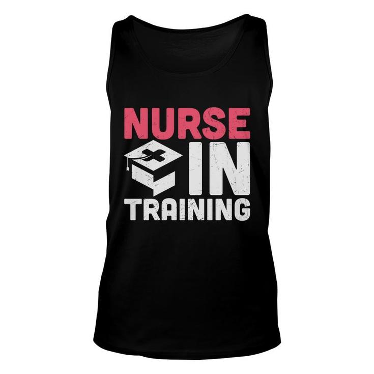 Nurse In Training Pink And White Great Graphic New 2022 Unisex Tank Top
