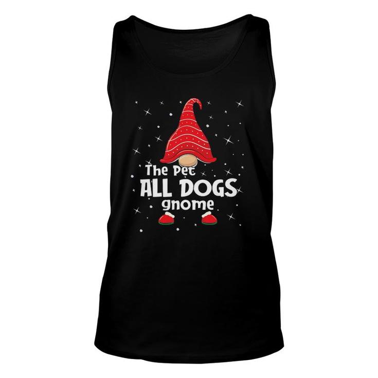 Pet Dogs Gnome Family Matching Christmas Funny Gift Pajama Unisex Tank Top