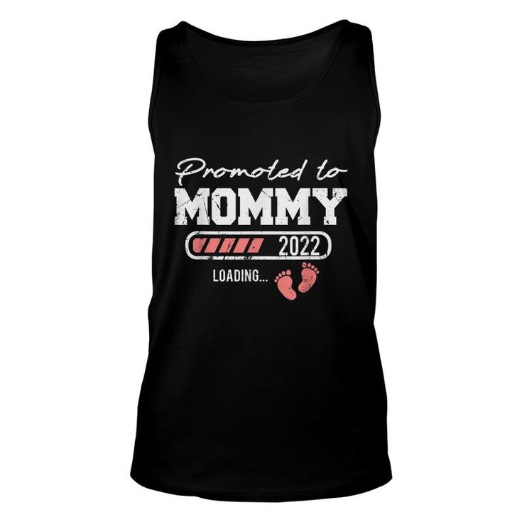 Promoted To Mommy 2022 Loading Soon To Be Mom  Unisex Tank Top