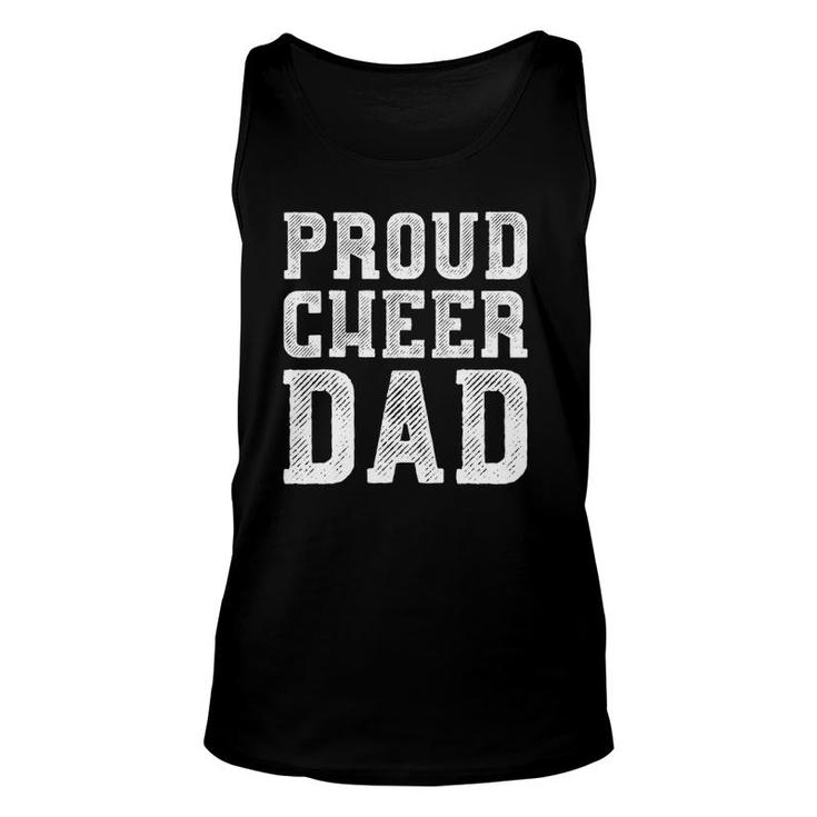 Proud Cheer Dad Cheerleading Fathers Day Unisex Tank Top
