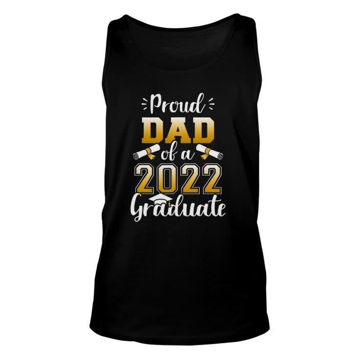 Mens Proud Dad Of A Class Of 2022 Graduate Senior Graduation Tank Top
