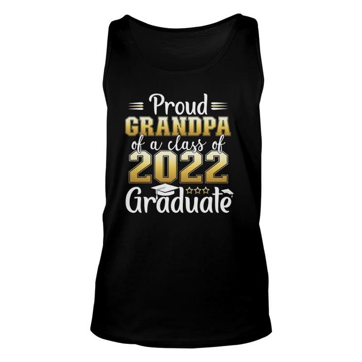 Proud Grandpa Of A Class Of 2022 Graduate Senior Graduation Unisex Tank Top