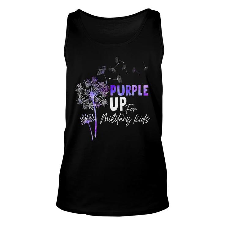 Purple Up For Military Kids - Month Of The Military Child  Unisex Tank Top