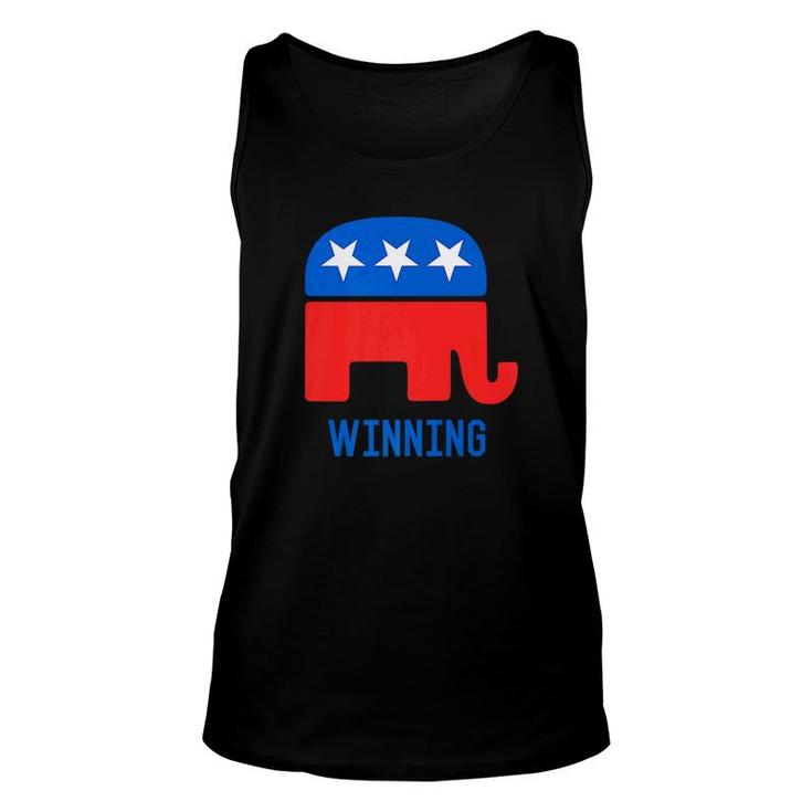 Republican Gop Elephant Winning Unisex Tank Top