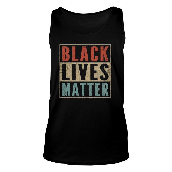 Retro 80S Blm Black Lives Matter Zipper Vintage Blm Unisex Tank Top