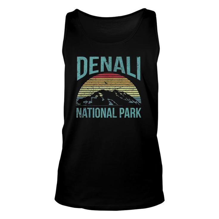 Retro Vintage National Park - Denali National Park  Unisex Tank Top