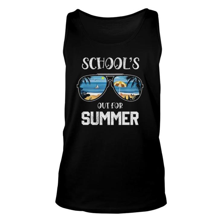 Schools Out For Summer Last Day Of School Student Teacher  Unisex Tank Top