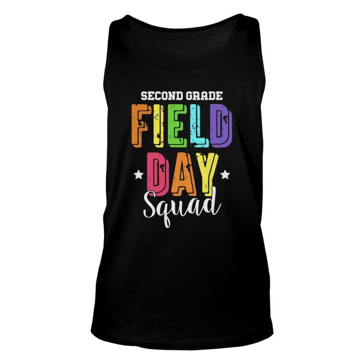 Second Grade Field Day Squad Kids Boys Girls Students   Unisex Tank Top