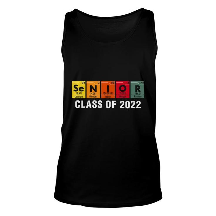 Senior Class Of 2022 Chemistry Elements Periodic Table Unisex Tank Top