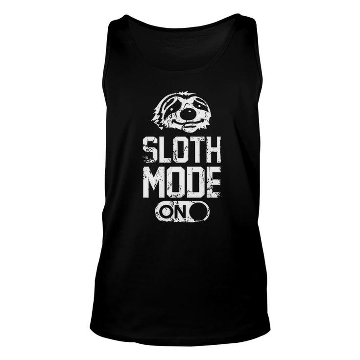Sloth Mode On Animal 2022 Trend Unisex Tank Top