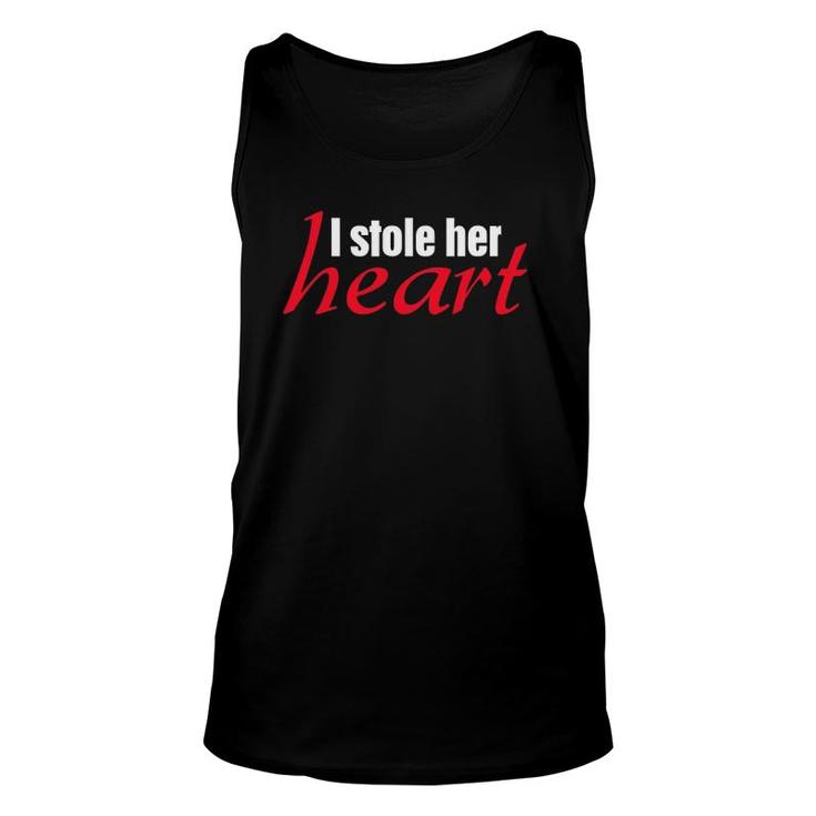 Mens I Am Stealing His Last Name S His & Hers Couple Outfits Tank Top
