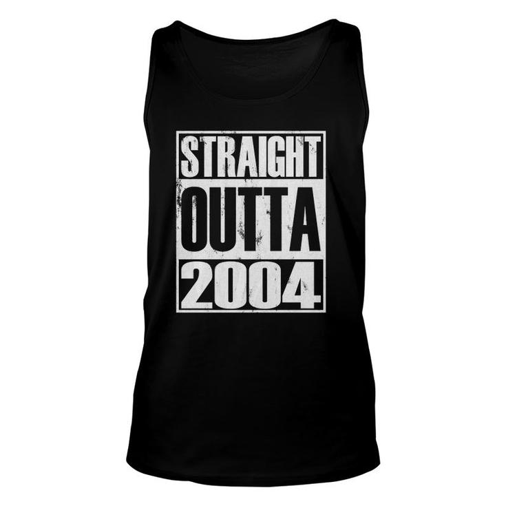 Straight Outta 2004 18 Years Old 18Th Birthday  Unisex Tank Top