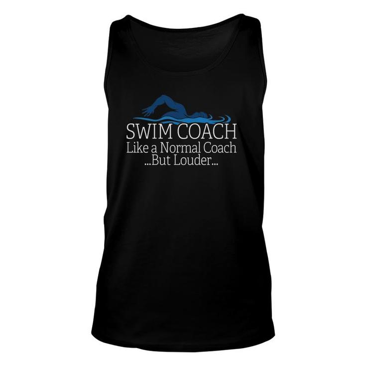 Swim Coach Swimming Teacher Gif  Unisex Tank Top