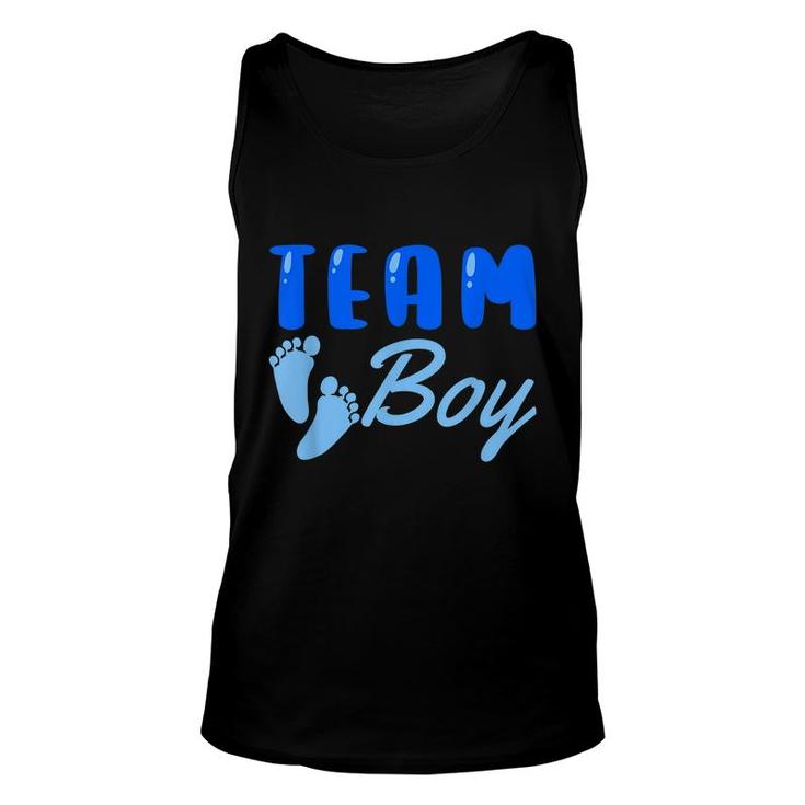 Team Boy Gender Reveal Party Baby Shower Family Matching  Unisex Tank Top