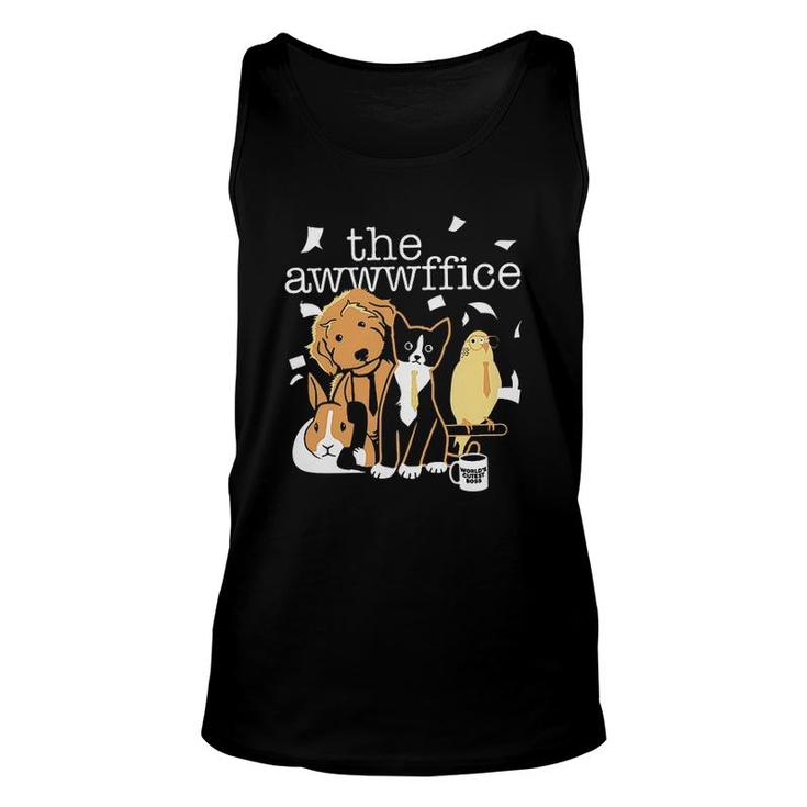 The Awwwffice Cute Pet Animal Best Gift For Human Unisex Tank Top
