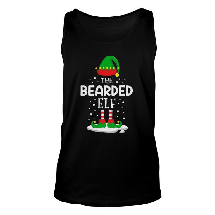 The Bearded Elf Christmas Family Matching Costume Pjs Unisex Tank Top