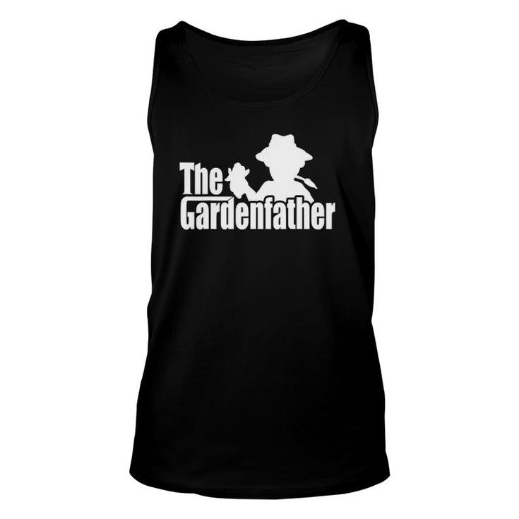 The Gardenfather Gardening Fathers Day Unisex Tank Top
