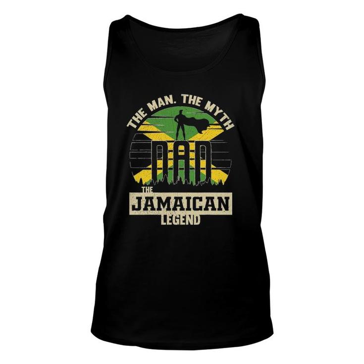 The Man The Myth The Jamaican Legend Dad Unisex Tank Top