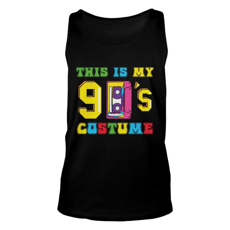 This Is My 90S Costume Mixtape Colorful Gift 80S 90S Unisex Tank Top