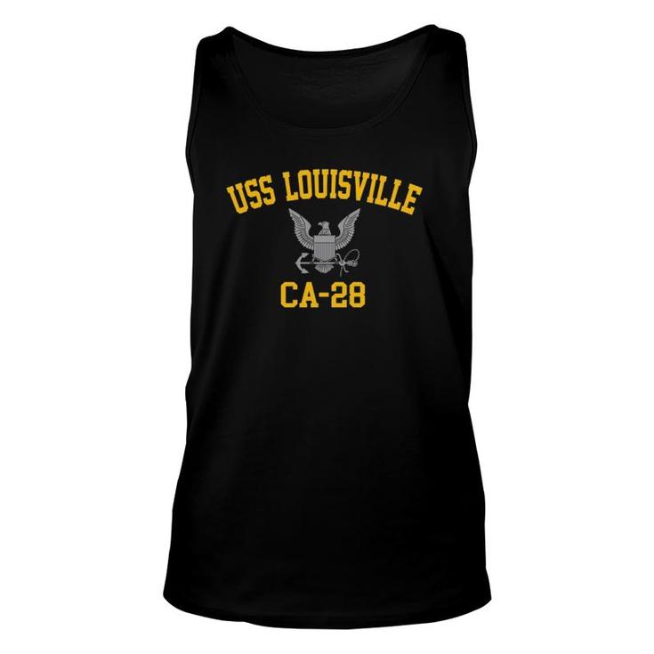 Uss Louisville Ca 28 Gift United States Navy Unisex Tank Top