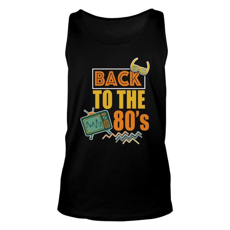 Vintage Back To The 80S Television 80S 90S Styles Idea Unisex Tank Top