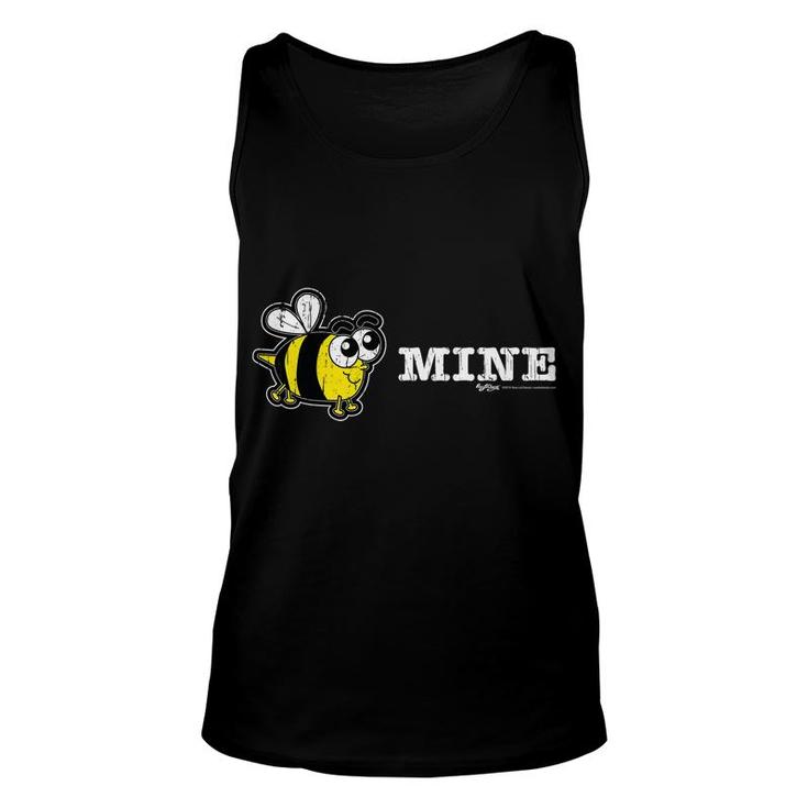 Vintage Bee Mine Valentines Day Novelty Gift Unisex Tank Top