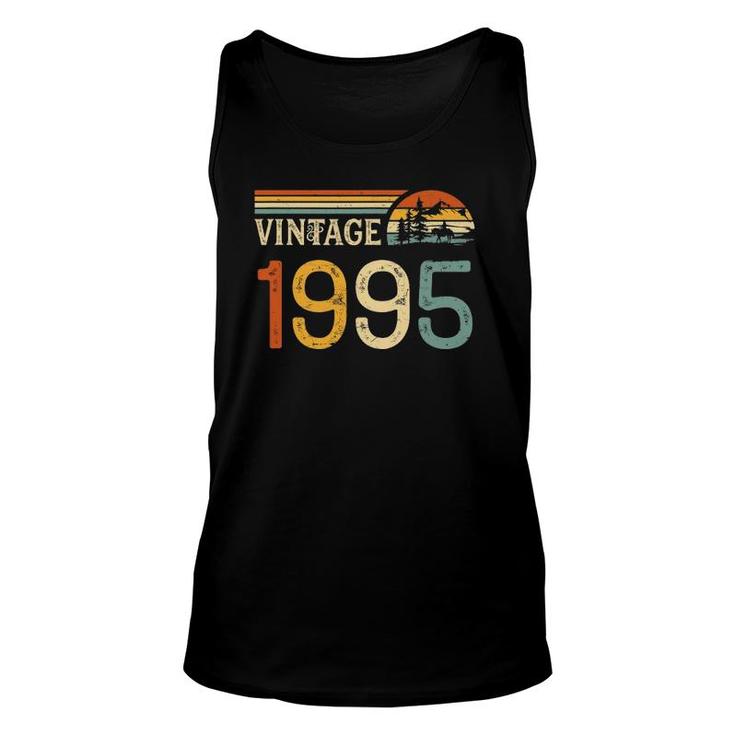 Vintage Made In 1995 27Th Birthday Retro Classic 1995 Ver2 Tank Top