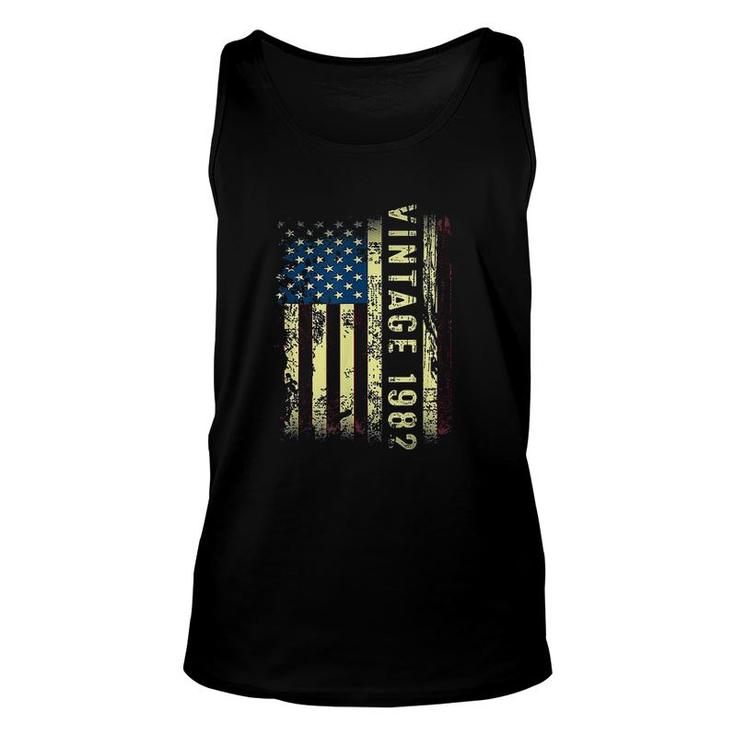 Vintage Style 1982 Flag Attractive Gift 2022 Unisex Tank Top