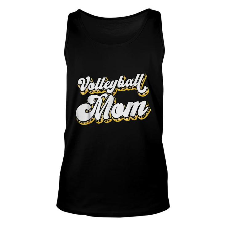 Volleyball Mom Leopard Funny Ball Mom Mothers Day Gifts  Unisex Tank Top